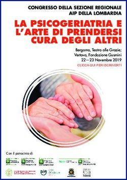 LA PSICOGERIATRIA E L'ARTE DI PRENDERSI CURA DEGLI ALTRI - CONGRESSO DELLA SEZIONE REGIONALE AIP DELLA LOMBARDIA - Centro ...