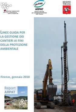 LINEE GUIDA PER LA GESTIONE DEI CANTIERI AI FINI DELLA PROTEZIONE AMBIENTALE - Firenze, gennaio 2018 - Regione Toscana