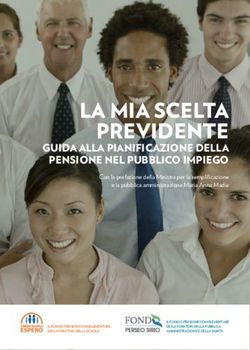 LA MIA SCELTA PREVIDENTE - Fondo Espero