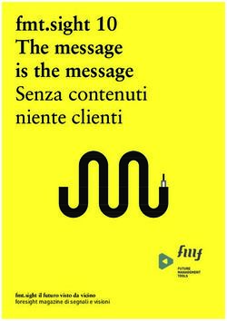 Fmt.sight 10 The message is the message - Senza contenuti niente clienti - fmt.sight il futuro visto da vicino foresight magazine di segnali e ...