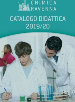CATALOGO DIDATTICA 2019/20 - Chimica Ravenna