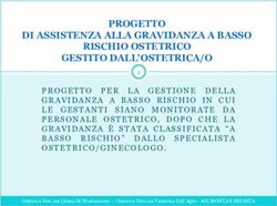 PROGETTO DI ASSISTENZA ALLA GRAVIDANZA A BASSO