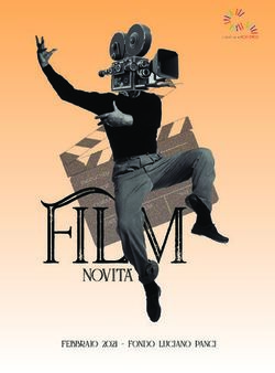 Novita' Film febbraio 2021 - fondo luciano panci - Comune di Scandicci