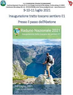 Inaugurazione tratto toscano sentiero E1 Presso il passo dell'Abetone