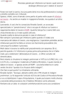 Processo penale per infortunio sul lavoro: quali sono le strategie difensive per il datore di lavoro?