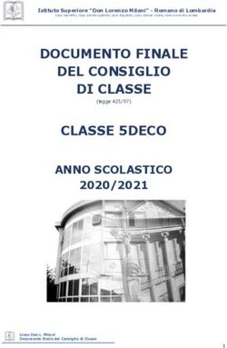 DOCUMENTO FINALE DEL CONSIGLIO DI CLASSE