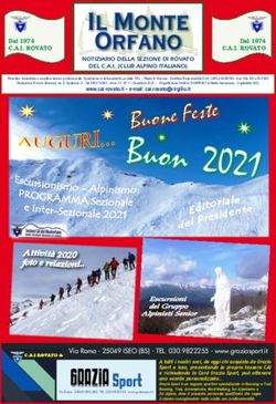 Il Monte Orfano - CAI Rovato
