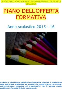 PIANO DELL'OFFERTA FORMATIVA - Anno scolastico 2015