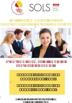 ENERGETIC BIONOMICS CONSULTANT (EBC) ENERGETIC BIONOMICS PRACTITIONER (EBP) - SWISS OPTIMAL LIVING SOCIETY DEPARTMENT OF RESEARCH & EDUCATION ...