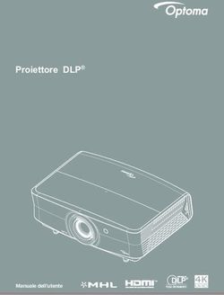 Proiettore DLP - Manuale dell'utente - Optoma Europe