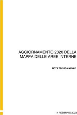 AGGIORNAMENTO 2020 DELLA MAPPA DELLE AREE INTERNE - NOTA TECNICA NUVAP - 14 FEBBRAIO 2022
