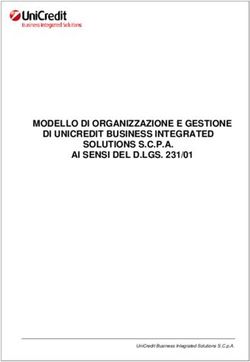 MODELLO DI ORGANIZZAZIONE E GESTIONE DI UNICREDIT BUSINESS INTEGRATED SOLUTIONS S.C.P.A. AI SENSI DEL D.LGS. 231/01 - UniCredit Business ...