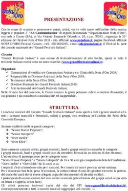 PRESENTAZIONE - Grandi Festivals Italiani