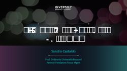 L'impatto sul business della D&I - Sandro Castaldo Prof. Ordinario Università Bocconi Partner Fondatore Focus Mgmt - Diversity Brand Summit