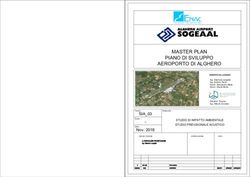 MASTER PLAN PIANO DI SVILUPPO AEROPORTO DI ALGHERO