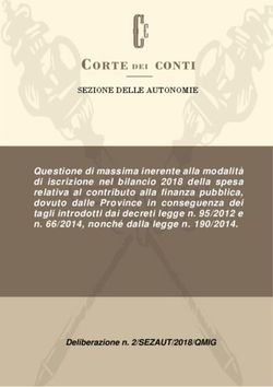 Questione di massima inerente alla modalit&agrave; di iscrizione nel bilancio 2018 della spesa relativa al contributo alla finanza pubblica, dovuto dalle ...
