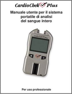 Manuale utente per il sistema portatile di analisi del sangue intero - Per uso professionale