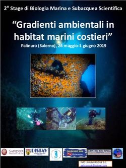 "Gradienti ambientali in habitat marini costieri" - 2 Stage di Biologia Marina e Subacquea Scientifica - Stazione Zoologica Anton Dohrn