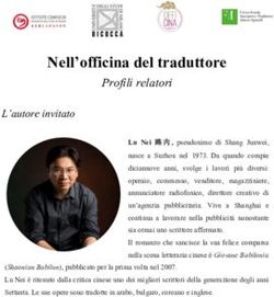 Nell'officina del traduttore - Profili relatori - Istituto Confucio