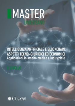 MASTER UNICUSANO INTELLIGENZA ARTIFICIALE E BLOCKCHAIN: ASPETTI TECNO-GIURIDICI ED ECONOMICI