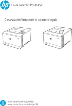 COLOR LASERJET PRO M454 GARANZIA E INFORMAZIONI DI CARATTERE LEGALE - WWW.HP.COM/VIDEOS/LASERJET WWW.HP.COM/SUPPORT/COLORLJM454