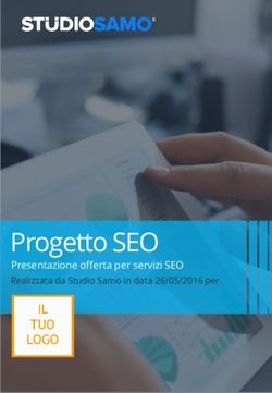 Progetto SEO Presentazione offerta per servizi SEO Realizzata da Studio Samo in data 2 6/05/2016 per