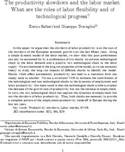 The productivity slowdown and the labor market. What are the roles of labor flexibility and of technological progress?
