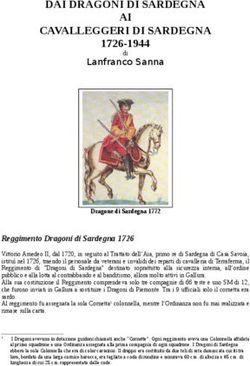 DAI DRAGONI DI SARDEGNA CAVALLEGGERI DI SARDEGNA