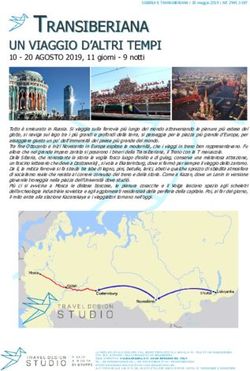 TRANSIBERIANA UN VIAGGIO D'ALTRI TEMPI 10 - 20 AGOSTO 2019, 11 giorni - 9 notti - Travel Design Studio