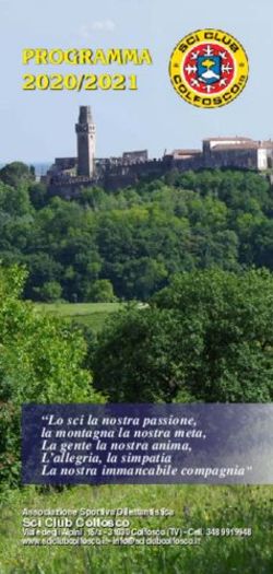 PROGRAMMA 2020/2021 - Sci Club Colfosco