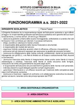 FUNZIONIGRAMMA a.s. 2021-2022 - ISTITUTO COMPRENSIVO DI BUJA - IC BUJA