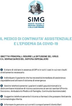 IL MEDICO DI CONTINUITA' ASSISTENZIALE E L'EPIDEMIA DA COVID-19