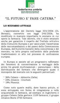 IL FUTURO E' FARE CATENA.