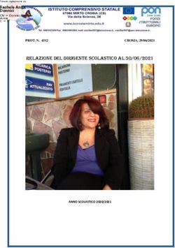 RELAZIONE DEL DIRIGENTE SCOLASTICO AL 30/06/2021