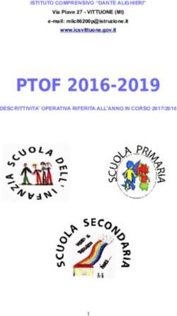 PTOF 2016-2019 ISTITUTO COMPRENSIVO "DANTE ALIGHIERI" DESCRITTIVITA' OPERATIVA RIFERITA ALL'ANNO IN CORSO 2017/2018 - Via Piave 27 - VITTUONE (MI) ...