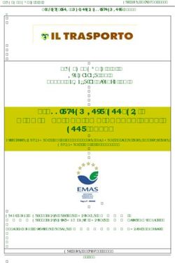 DICHIARAZIONE AMBIENTALE 2016 - 2 Aggiornamento annuale