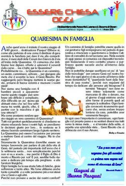 QUARESIMA IN FAMIGLIA - ESSERE CHIESA OGGI