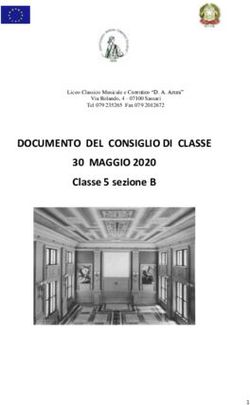 DOCUMENTO DEL CONSIGLIO DI CLASSE 30 MAGGIO 2020 - Classe 5 sezione B