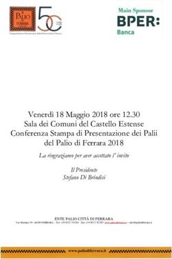 Venerdì 18 Maggio 2018 ore 12.30 Sala dei Comuni del Castello Estense Conferenza Stampa di Presentazione dei Palii del Palio di Ferrara 2018