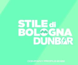 COMPANY PROFILE 2022 - SDB Stile di Bologna