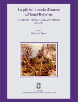 La pi&ugrave; bella storia d'amore all'hotel Bellevue - IL PITTORE MIKHAIL OGRANOVITSCH A CAPRI Giuseppe Aprea - capricultura.it
