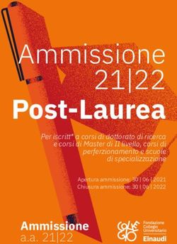 Post-Laurea Ammissione 21|22 - Ammissione - Collegio Einaudi