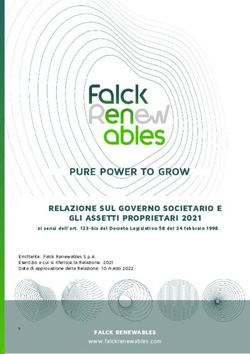 RELAZIONE SUL GOVERNO SOCIETARIO E GLI ASSETTI PROPRIETARI 2021
