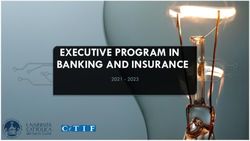 EXECUTIVE PROGRAM IN BANKING AND INSURANCE 2021 2023