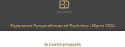 Esperienze Personalizzate ed Esclusive | Marzo 2020 le nostre proposte - Gimav