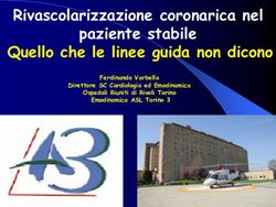 Rivascolarizzazione coronarica nel paziente stabile Quello che le linee guida non dicono - Ferdinando Varbella Direttore SC Cardiologia ed ...