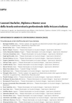 Laureati Bachelor, Diploma e Master 2020 della Scuola universitaria professionale della Svizzera italiana - SUPSI