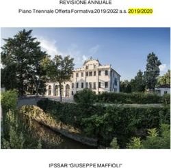 REVISIONE ANNUALE - IPSSAR "GIUSEPPE MAFFIOLI" - Piano Triennale Offerta Formativa 2019/2022 a.s. 2019/2020