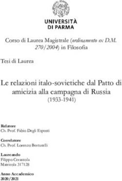 Le relazioni italo-sovietiche dal Patto di amicizia alla campagna di Russia