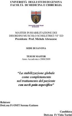 La stabilizzazione globale come completamento nel trattamento del paziente con neck pain aspecifico
